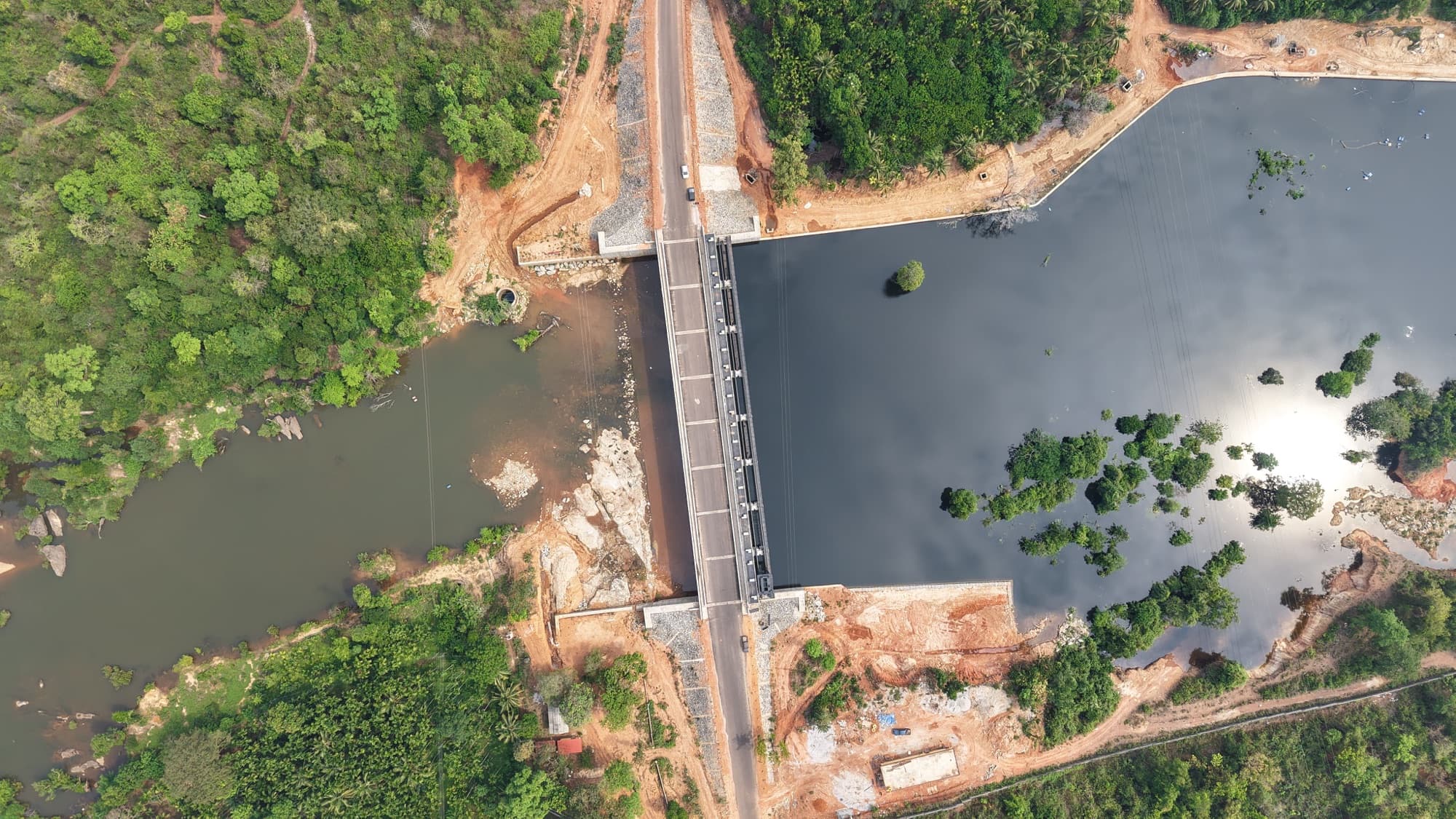 Chara Bridge cum Barrage, Seetha River - 6
